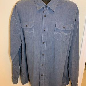 Vintage Wrangler Striped Button Down Shirt